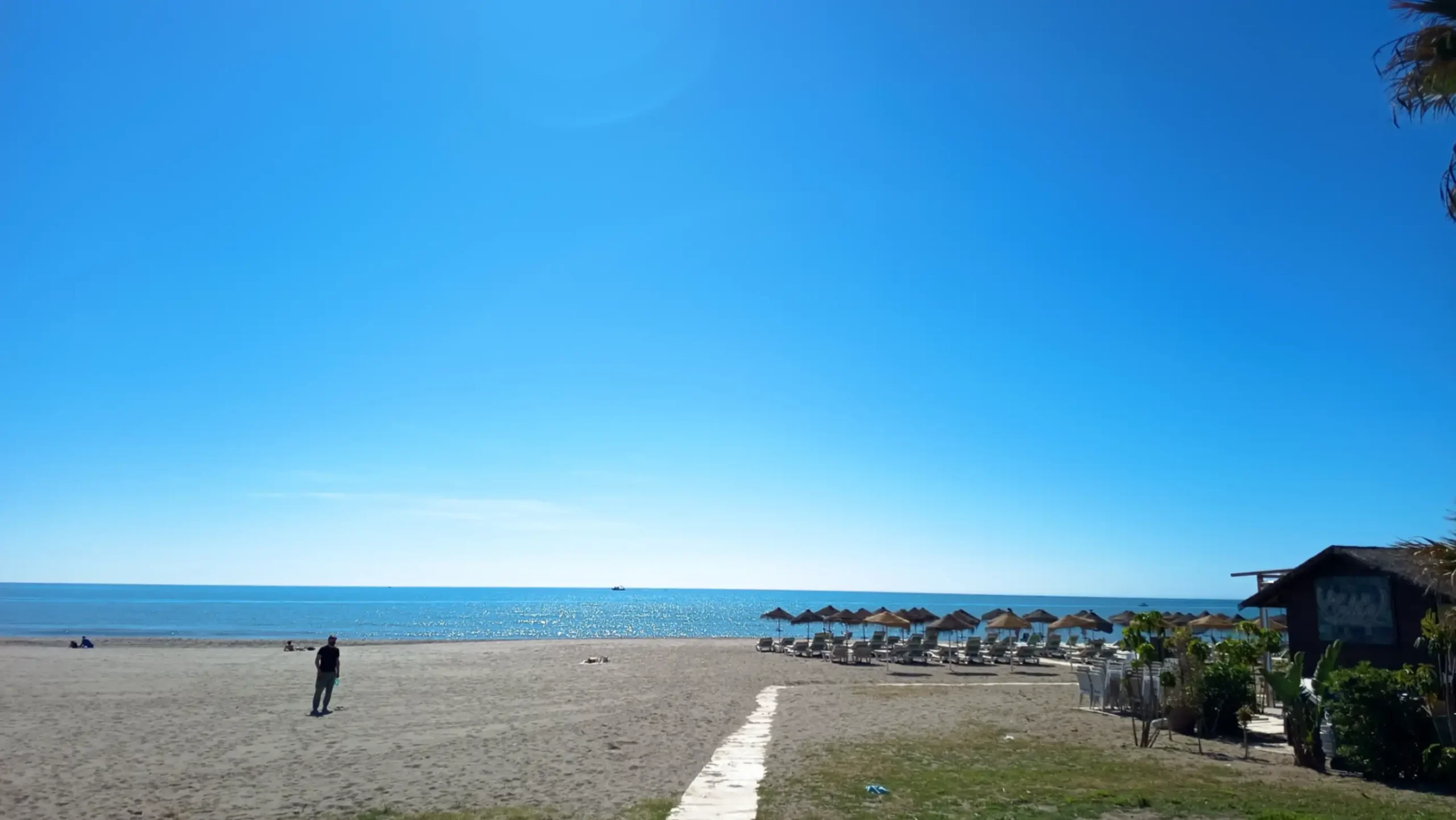 Vistas al mar desde La Carihuela